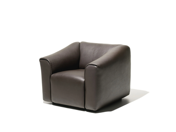 DS-47 BULL - Leather armchair with armrests by de Sede - view 3